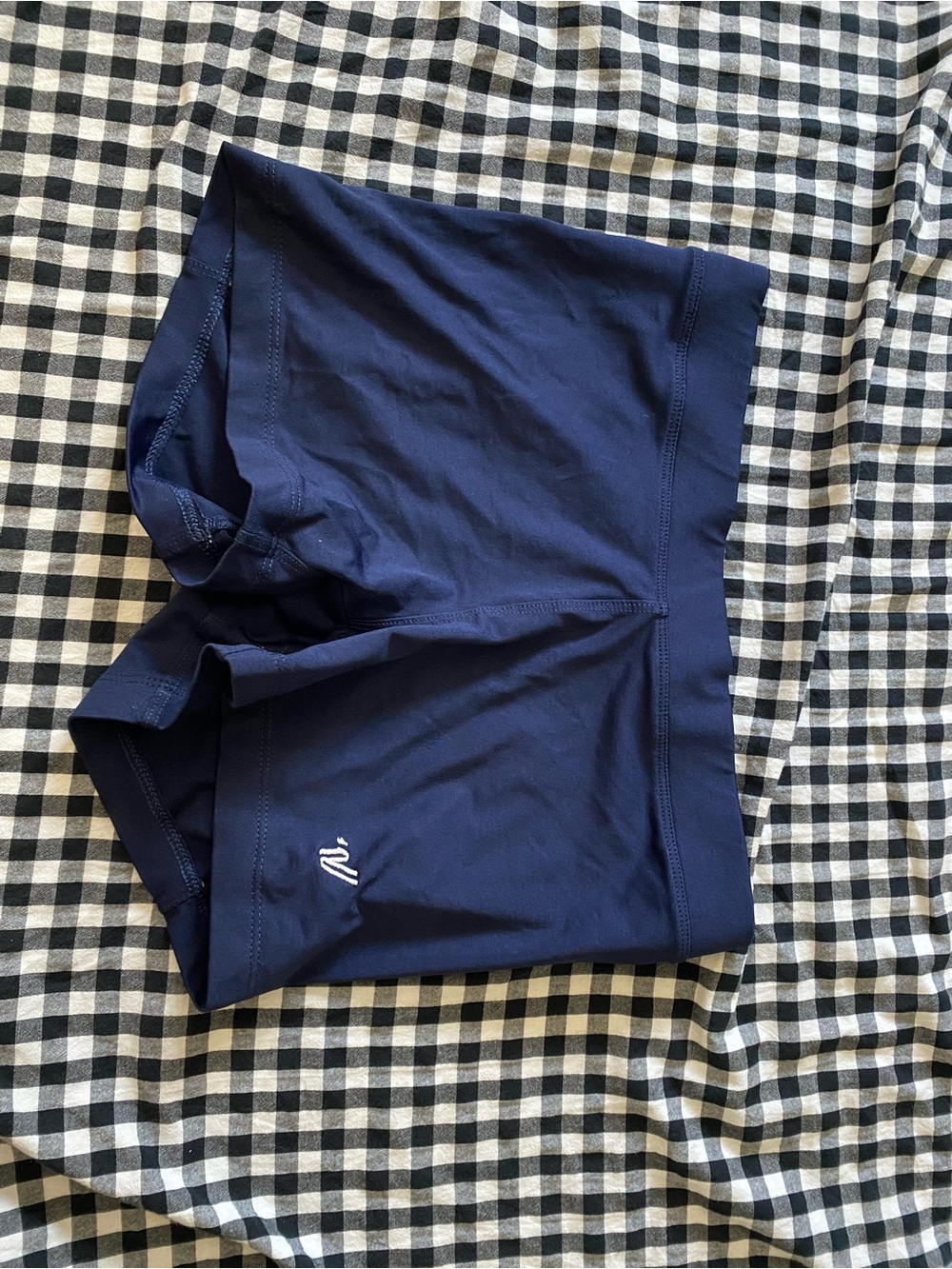 navy blue varsity cheer shorts